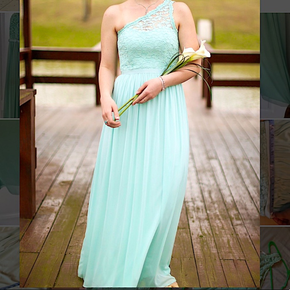 David’s Bridal Mint Dress
